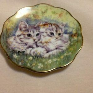 Collector's Plate of 2 Kittens